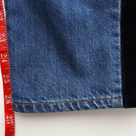 Madewell Perfect Vintage Jean Velvet Tux Stripe Edition - Picture 14 of 14